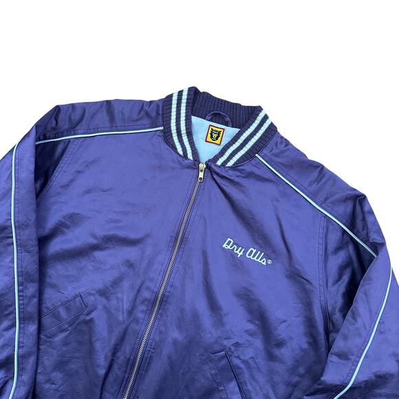 XL Human Made Purple Satin Varsity Jacket - Picture 4 of 7